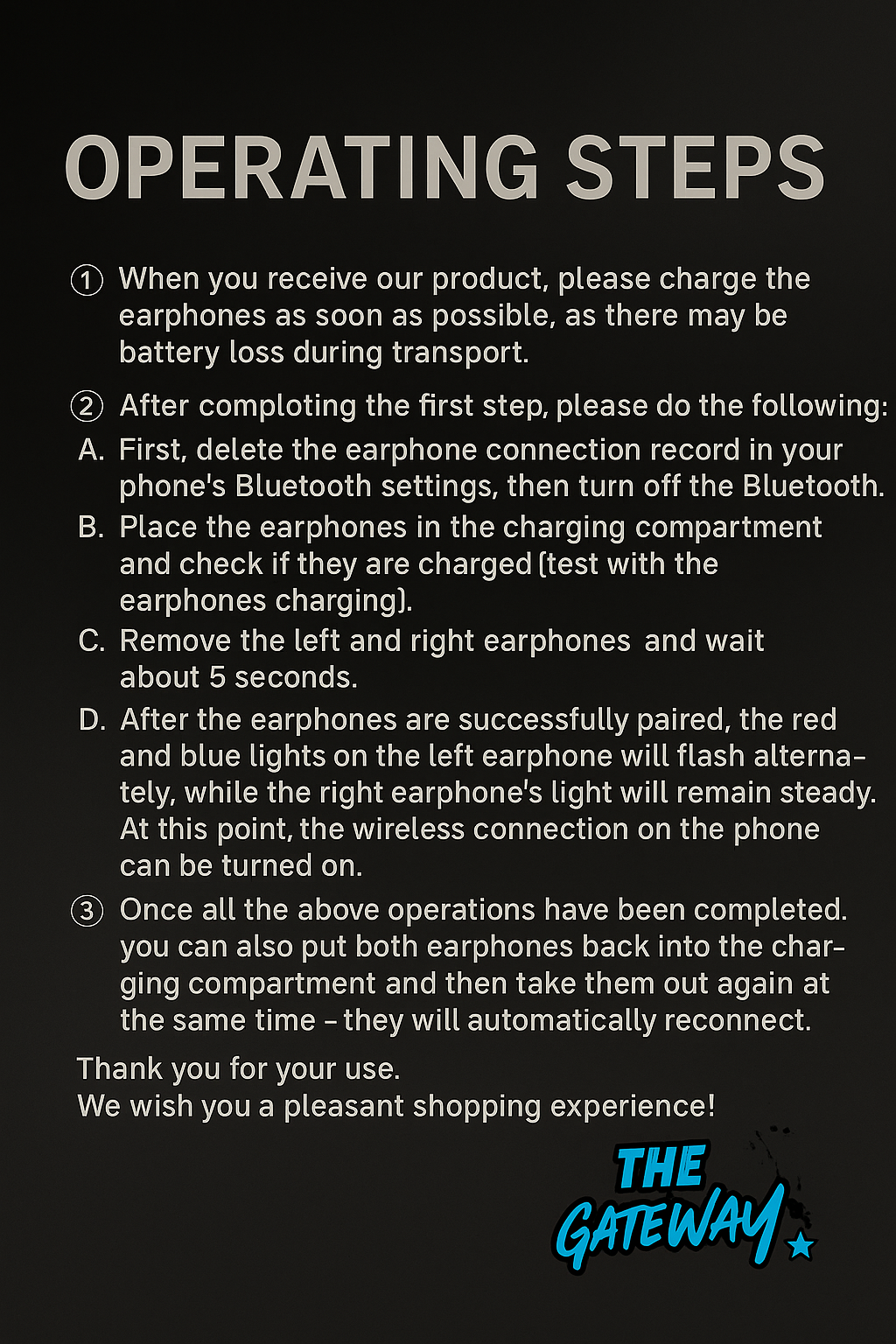 Vortex Wireless Gaming Headset & Earphones