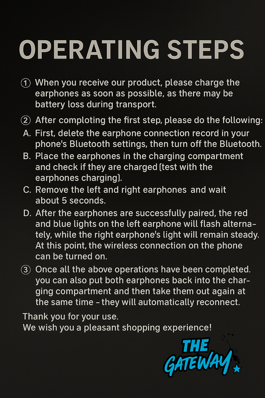 Vortex Wireless Gaming Headset & Earphones