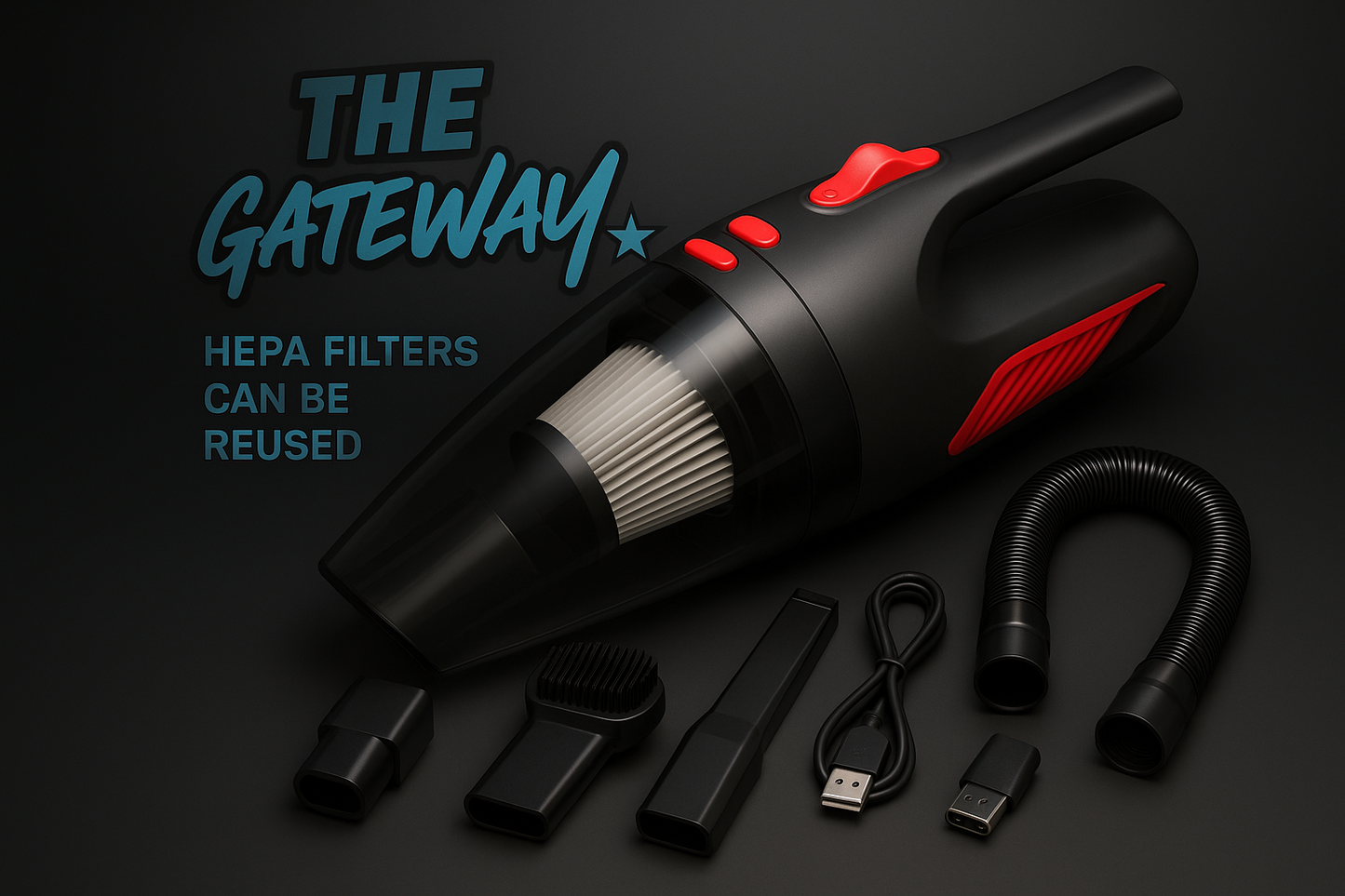 The Ultimate QuickClean Handheld Vacuum